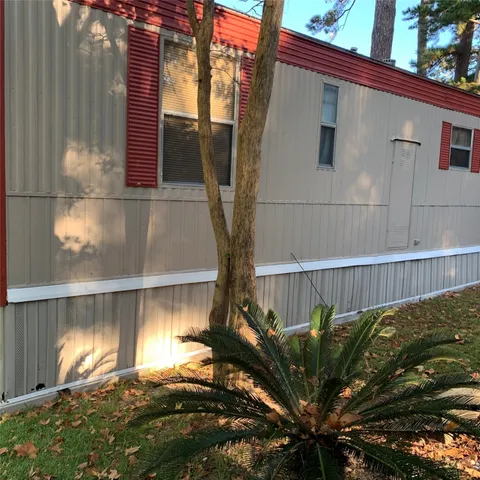 a view of a small yard