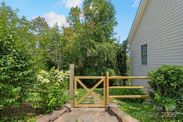 a view of outdoor space and deck