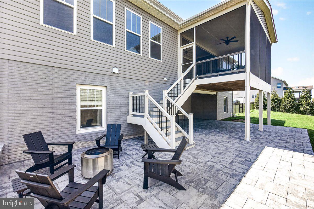 3633 Moline Court Monrovia, MD 21770 - Photo 73 of 82 a house view with a sitting space and wooden deck