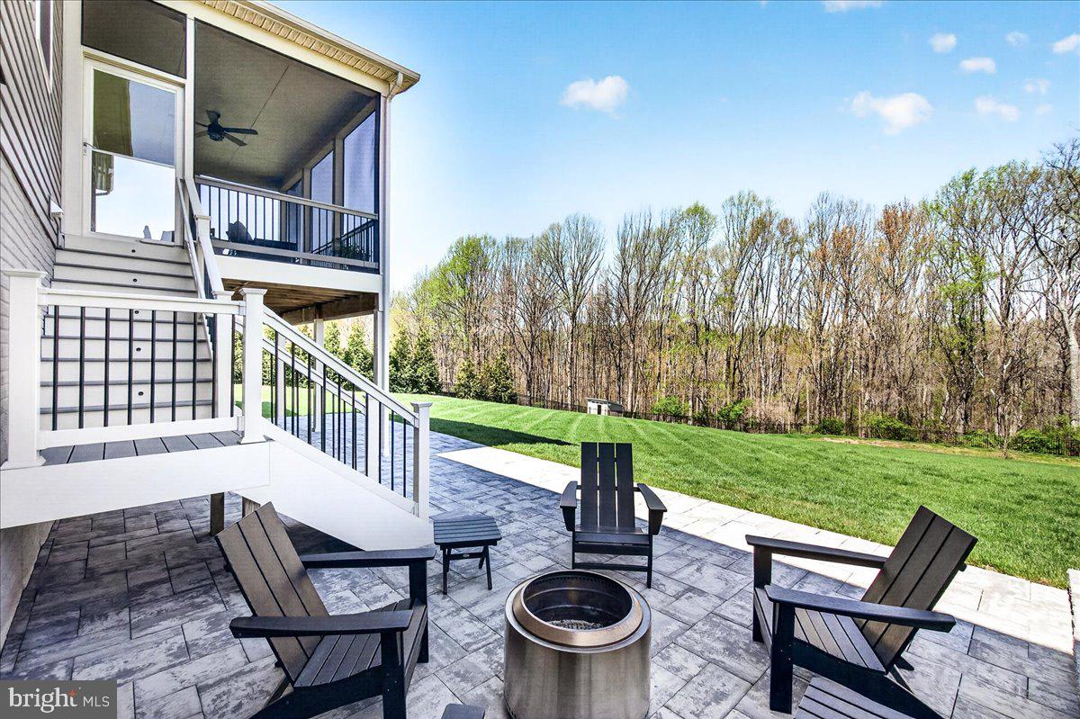 3633 Moline Court Monrovia, MD 21770 - Photo 74 of 82 a view of a patio with a table and chairs