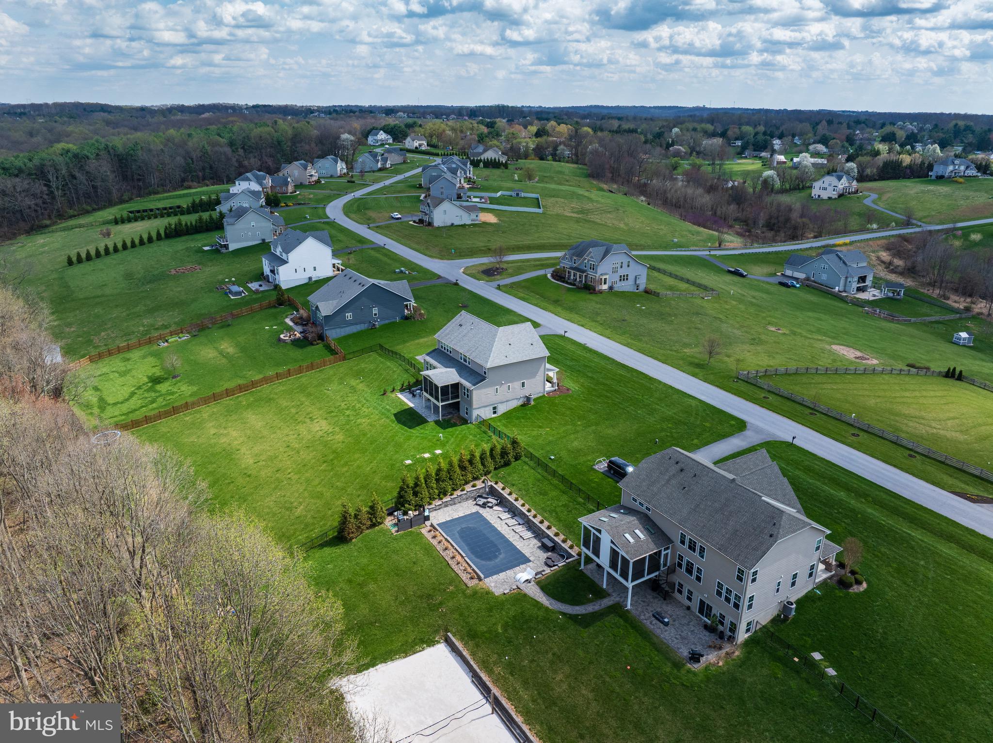 3633 Moline Court Monrovia, MD 21770 - Photo 82 of 82 an aerial view of a house with a garden