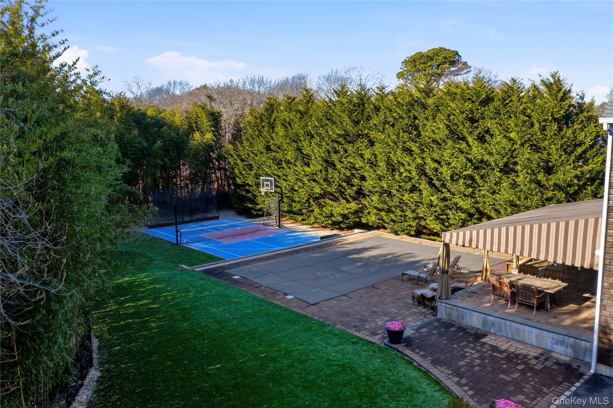 69 Old Depot Road Quogue, NY 11959 - Photo 38 of 40 Pool and sport court