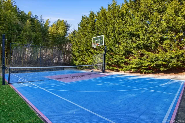 a view of basketball court