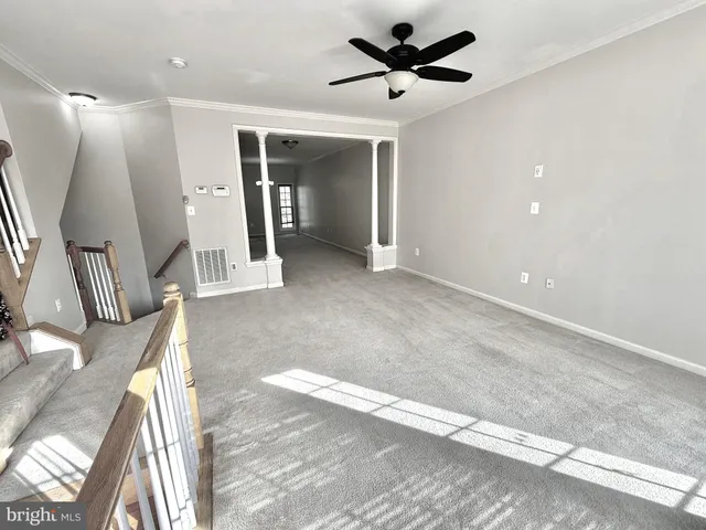 a view of a livingroom with a fireplace