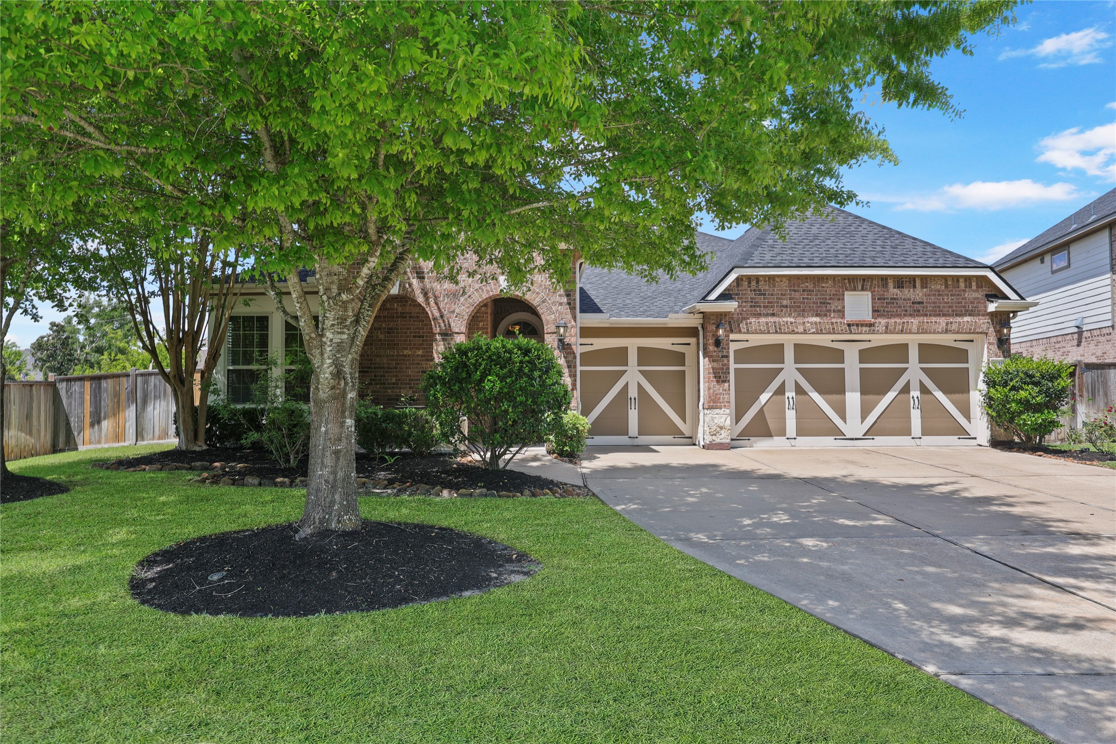 Stunning curb appeal with a beautifully maintained front elevation, lush landscaping, and a welcoming entrance. This home makes a lasting first impression from the moment you arrive.