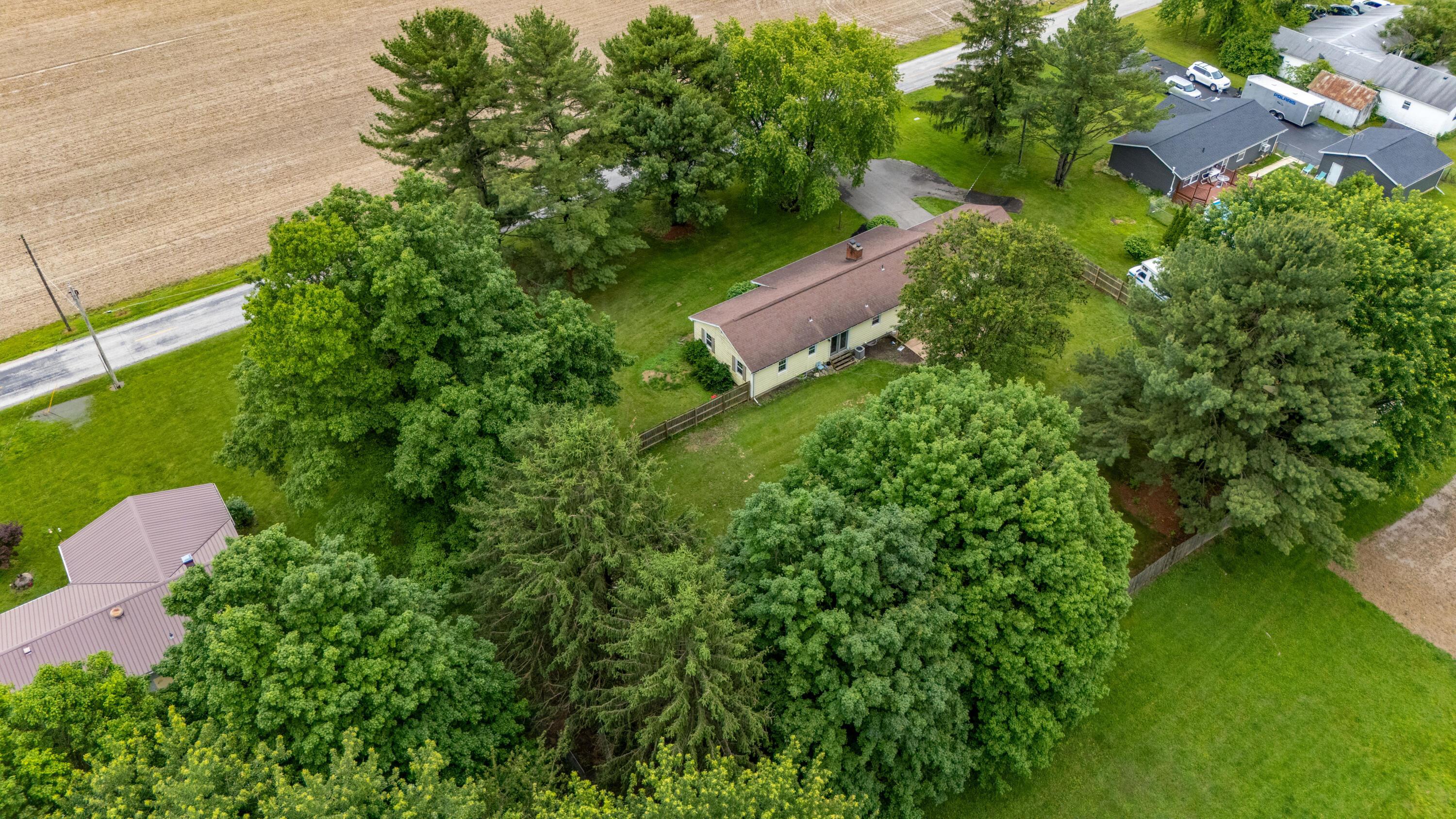 6755 Dunbar Road Prospect, OH 43342 - Photo 7 of 36 Drone Back Yard 3