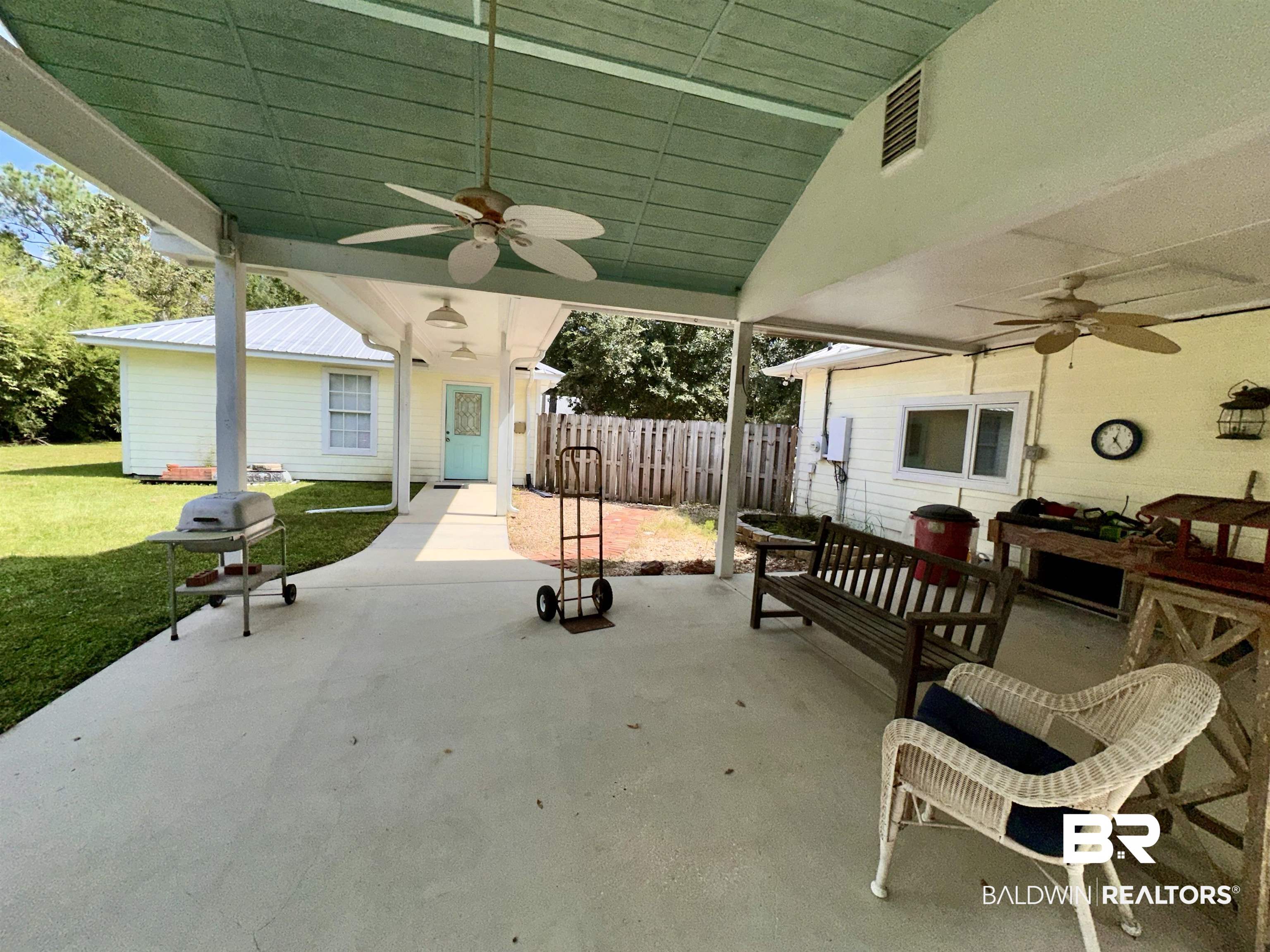 9101 Coronada Road Elberta, AL 36530 - Photo 19 of 27 View of patio / terrace featuring ceiling fan