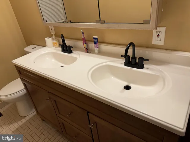 a bathroom with a sink and a toilet
