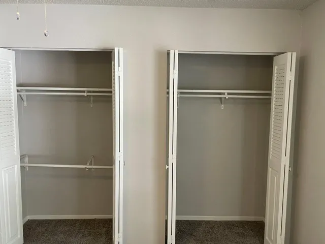 a view of closet area