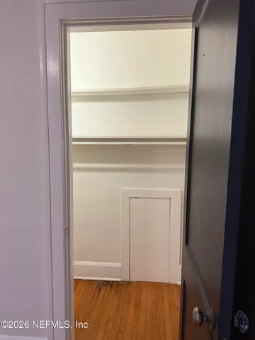 a view of front door