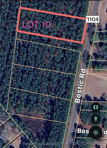 $36,000 | Tbd Tbd Bostic (lot 10) Road, Laurinburg, NC 28352