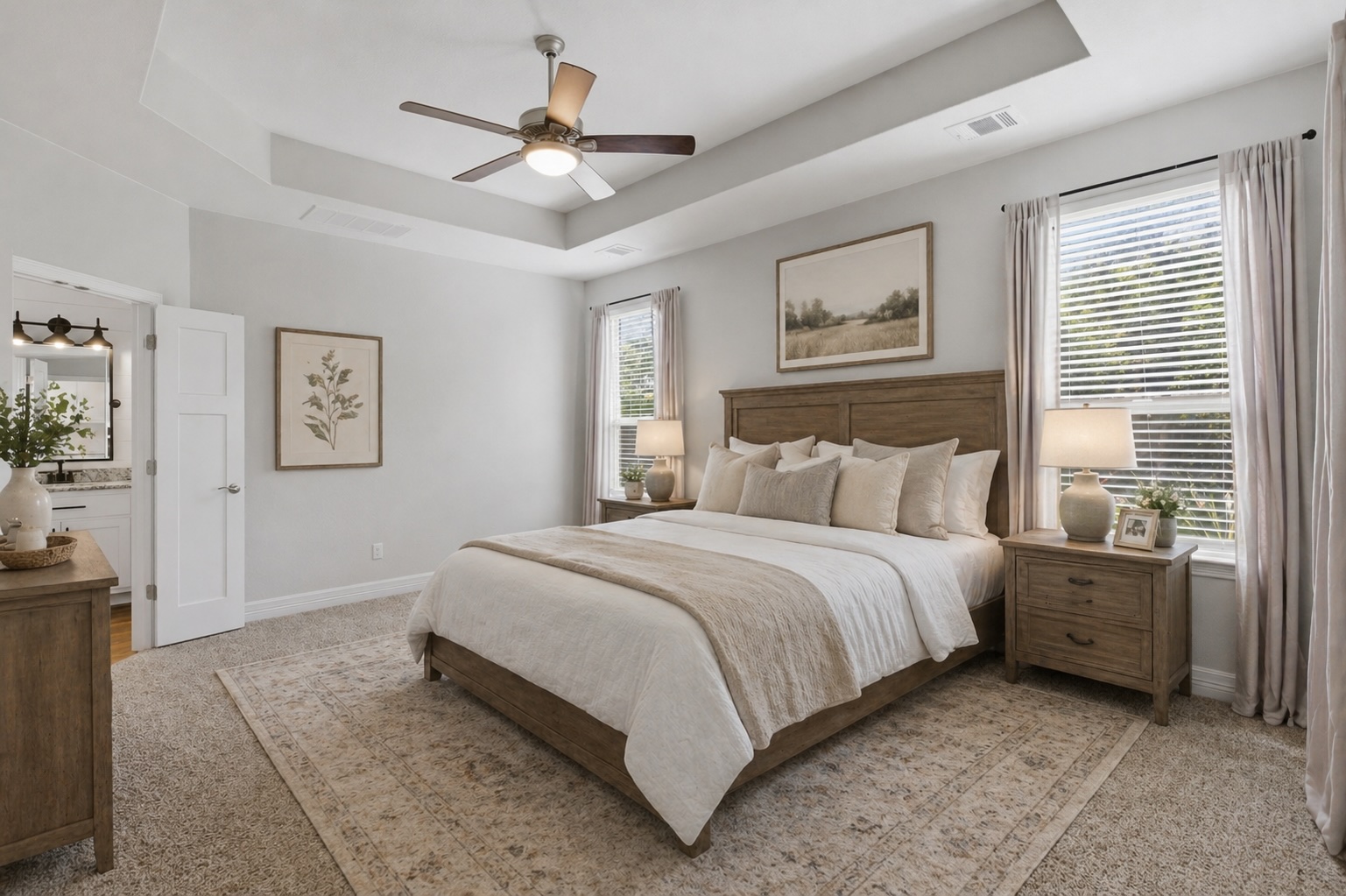 2009 Running Brushy Bend Leander, TX 78641 - Photo 15 of 32 a spacious bedroom with a bed and a window