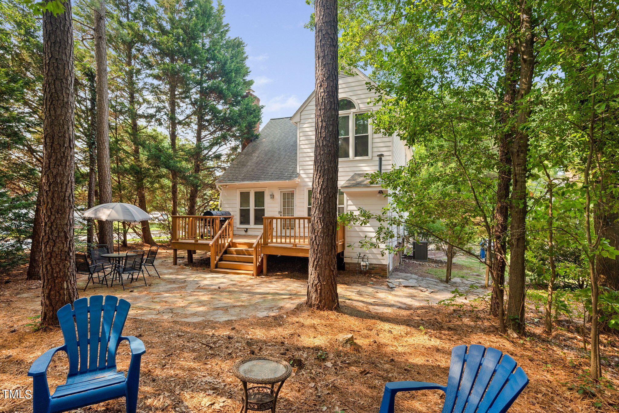 4400 Emmit Drive Raleigh, NC 27604 - Photo 27 of 38 a view of a house with backyard porch and sitting area