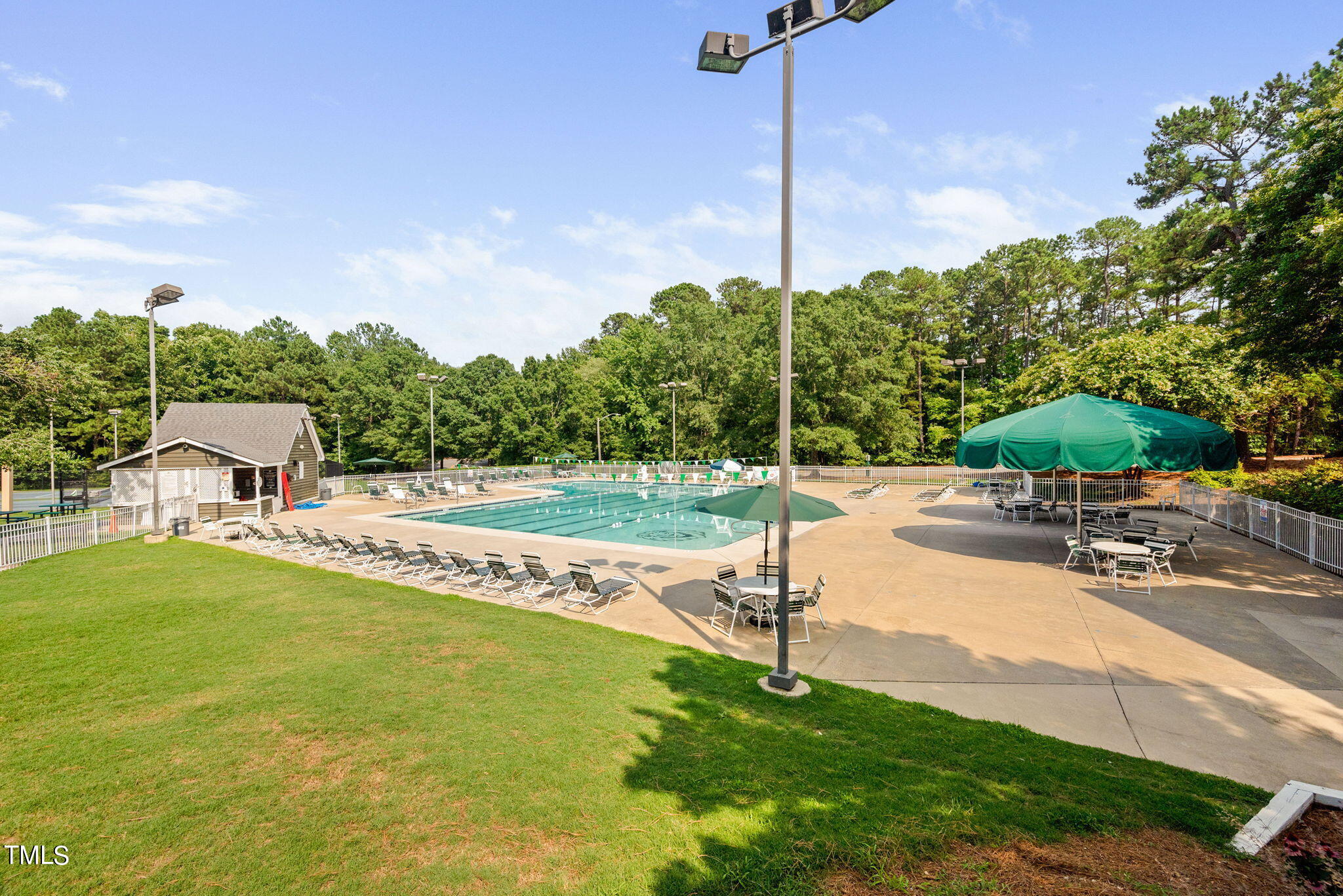 4400 Emmit Drive Raleigh, NC 27604 - Photo 29 of 38 a view of a swimming pool with a patio