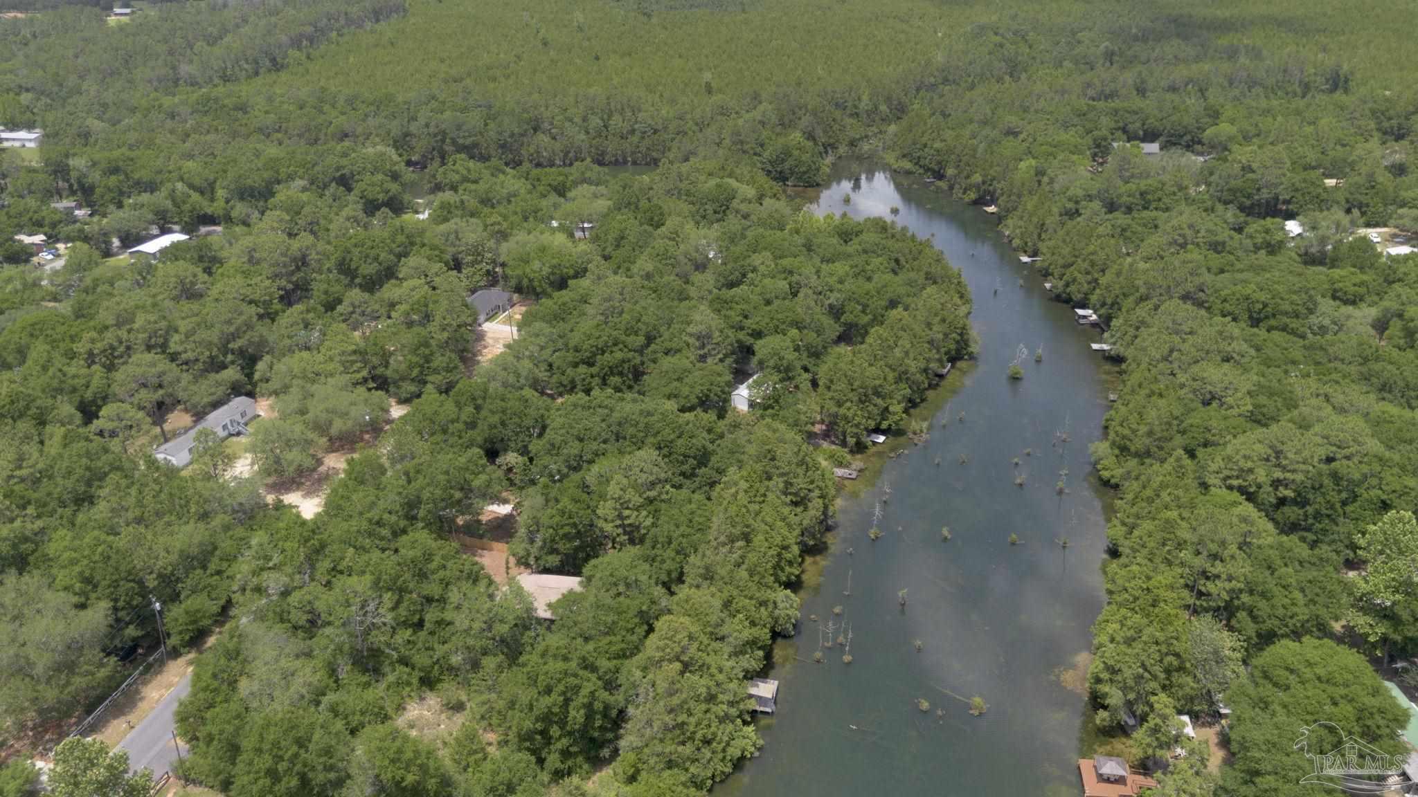 10290 West Lake Road Milton, FL 32583 - Photo 51 of 53 a view of a forest with a building