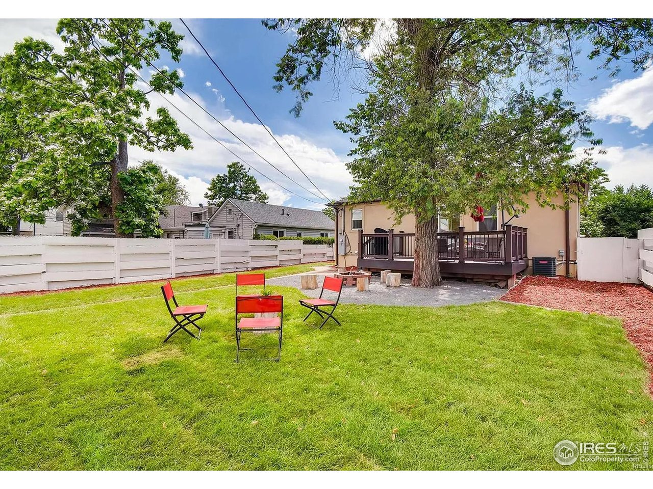 4870 Irving Street Denver, CO 80221 - Photo 16 of 19 a swimming pool with outdoor seating and yard