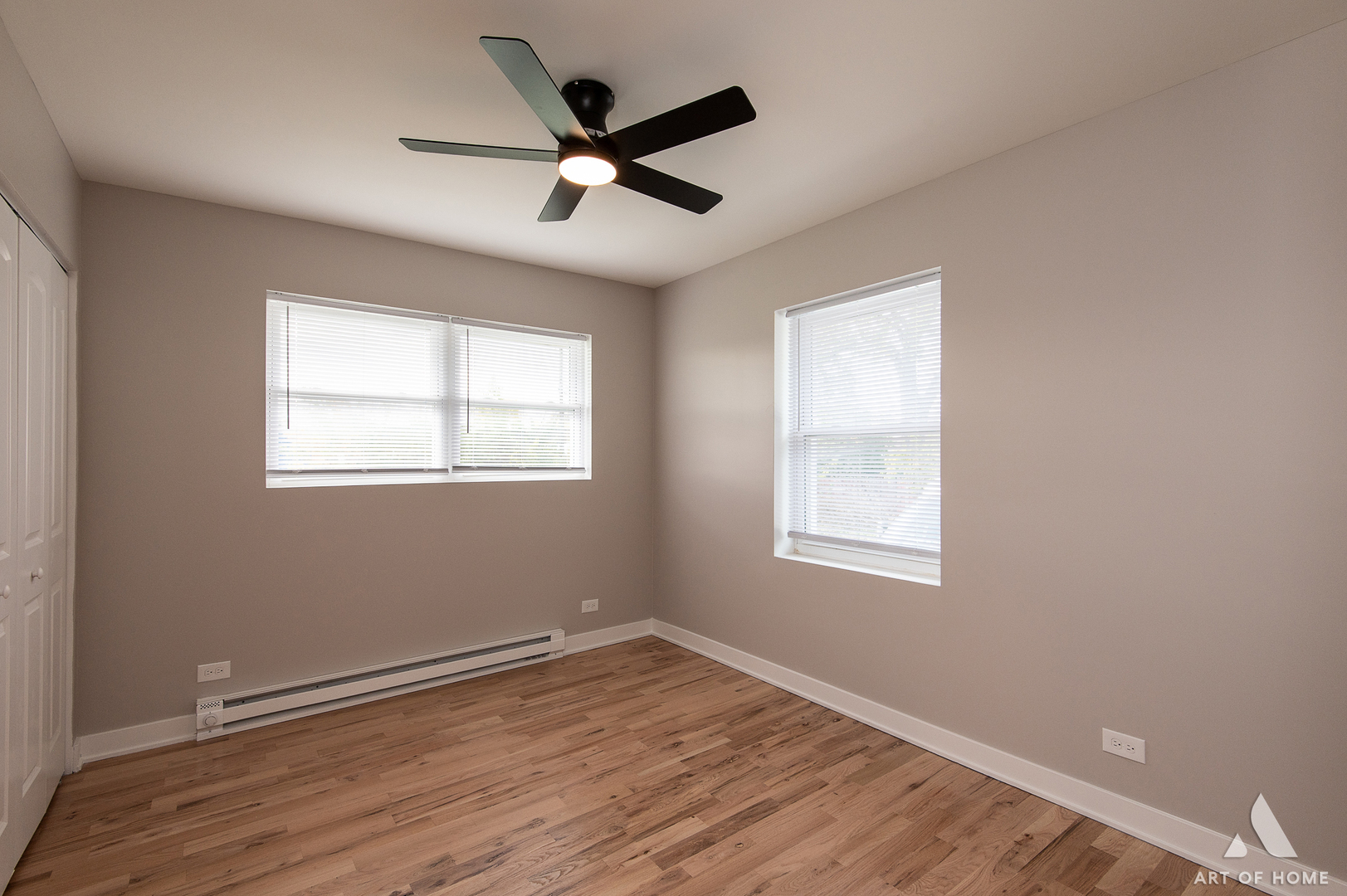 14924 Indiana Avenue Dolton, IL 60419 - Photo 24 of 73 a view of an empty room with wooden floor and a window