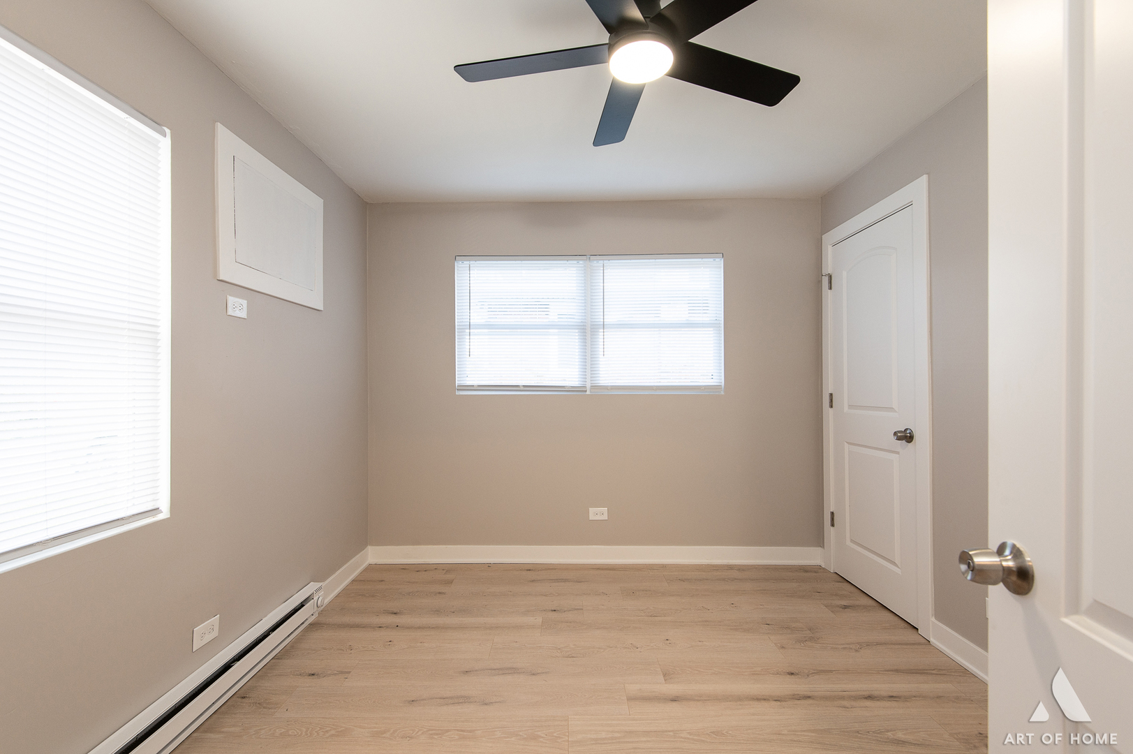 14924 Indiana Avenue Dolton, IL 60419 - Photo 59 of 73 a view of an empty room with wooden floor and a window