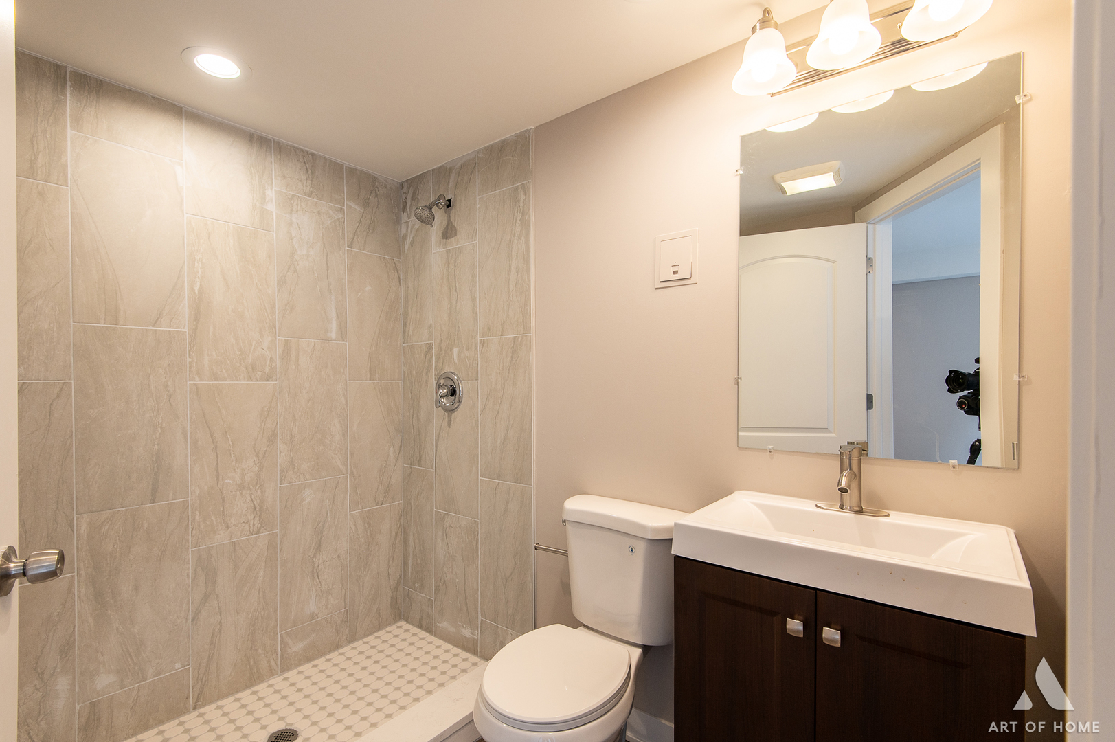 14924 Indiana Avenue Dolton, IL 60419 - Photo 69 of 73 a bathroom with a sink a toilet and shower