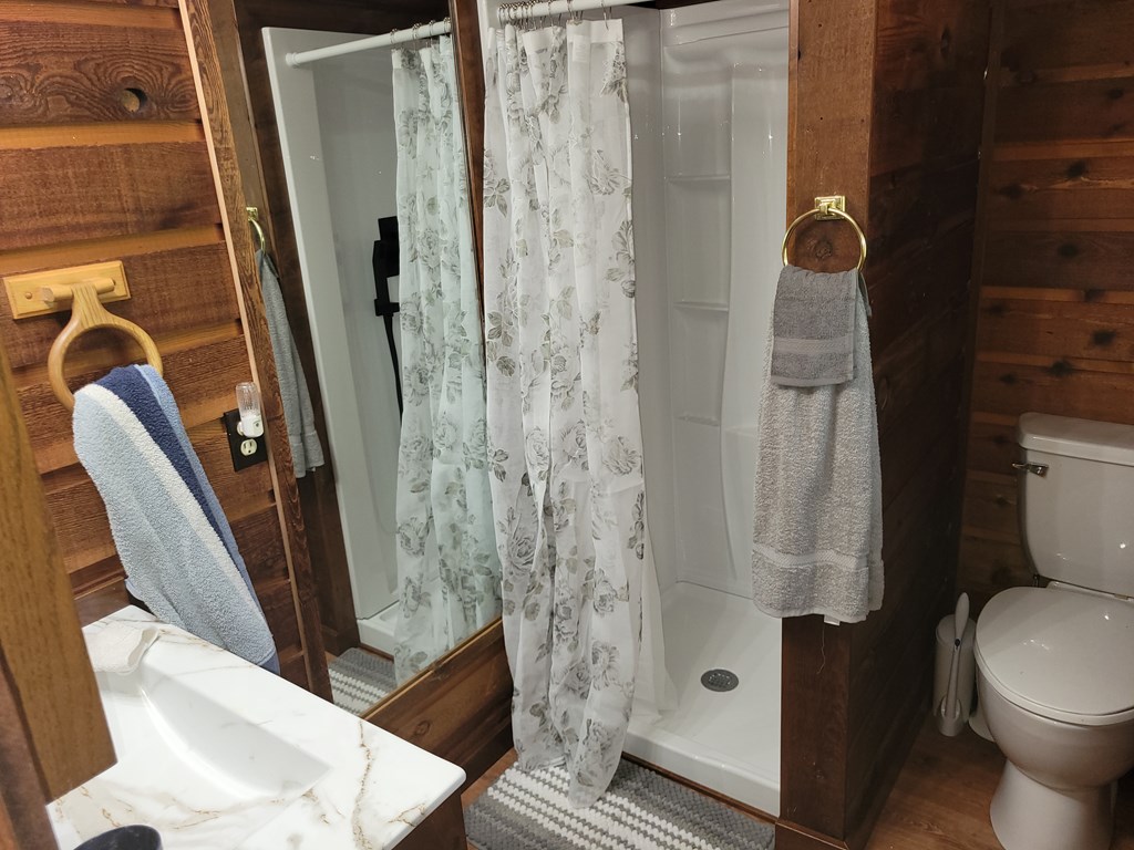 10525 Skunk Creek Road Cascade, ID 83611 - Photo 28 of 41 Guest bath walk in shower