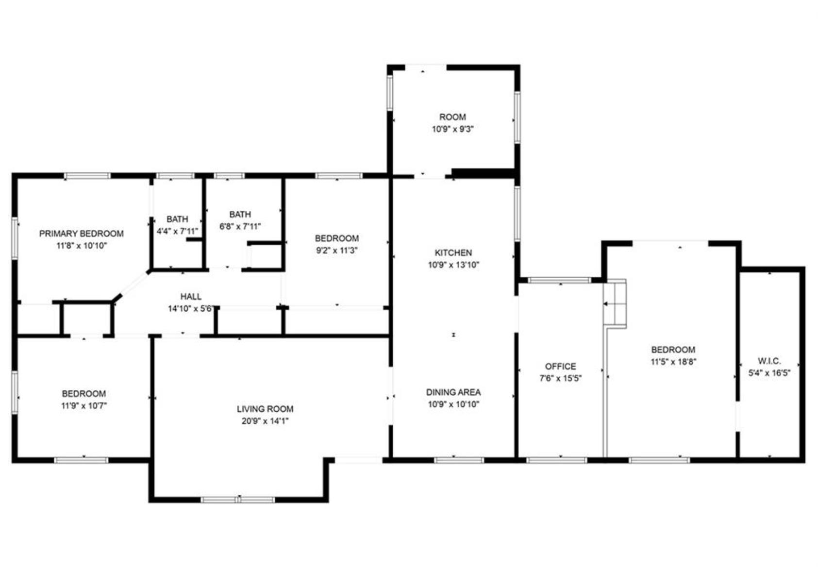 1420 Vega Drive Mobile, AL 36693 - Photo 18 of 18 View of property floor plan