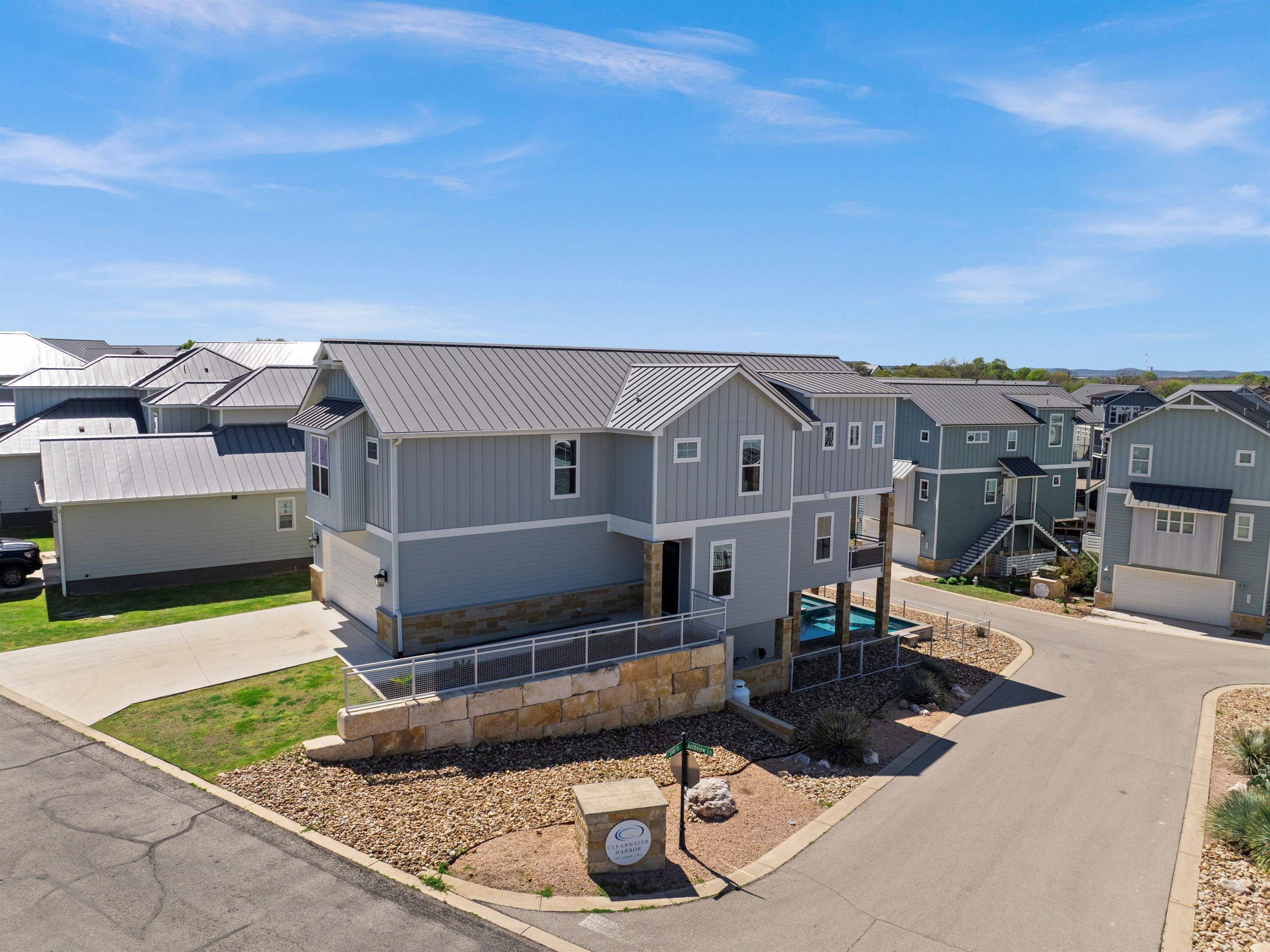 200 Archview Lane Kingsland, TX 78639 - Photo 34 of 45 an aerial view of a house with a big yard