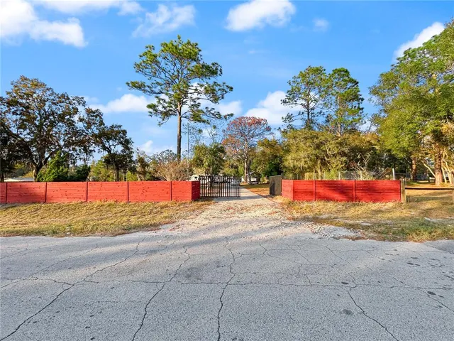 a view of yard with tree