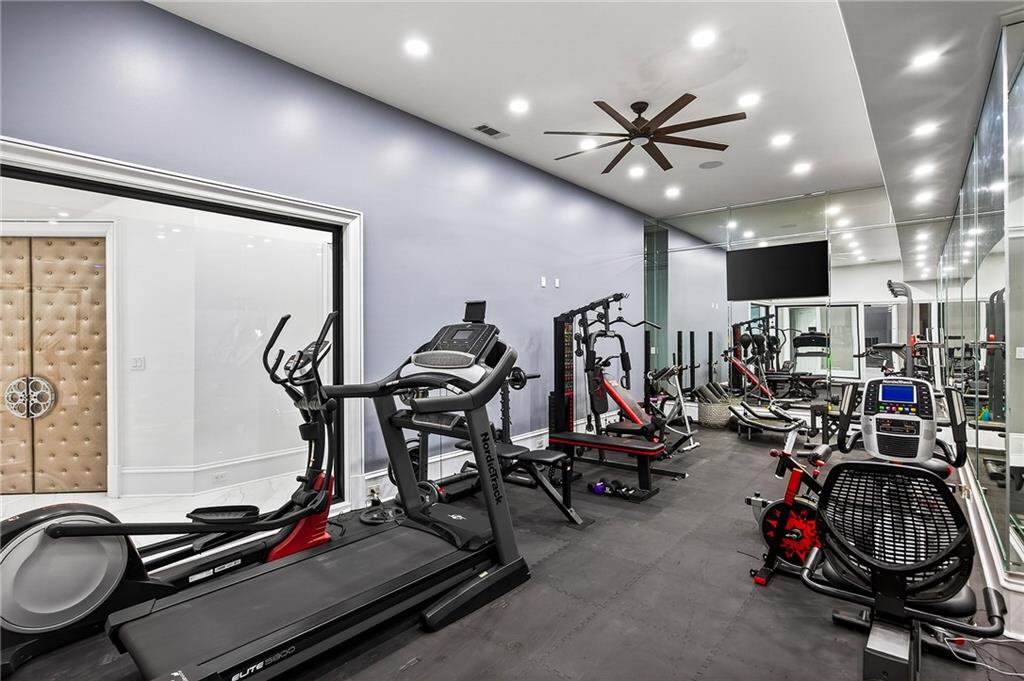 5320 Riverview Road Northwest Atlanta, GA 30339 - Photo 56 of 83 a view of a room with gym equipment