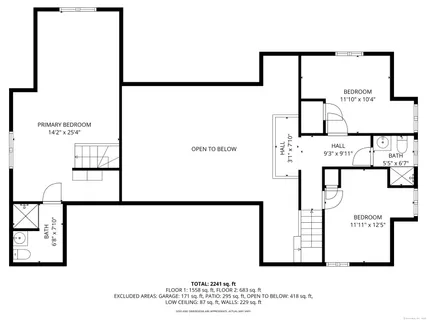 view of living room with a white house