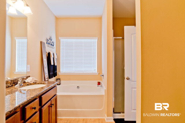 9395 Pembrook Loop Fairhope, AL 36532 - Photo 16 of 27 Garden Tub and Separate Shower