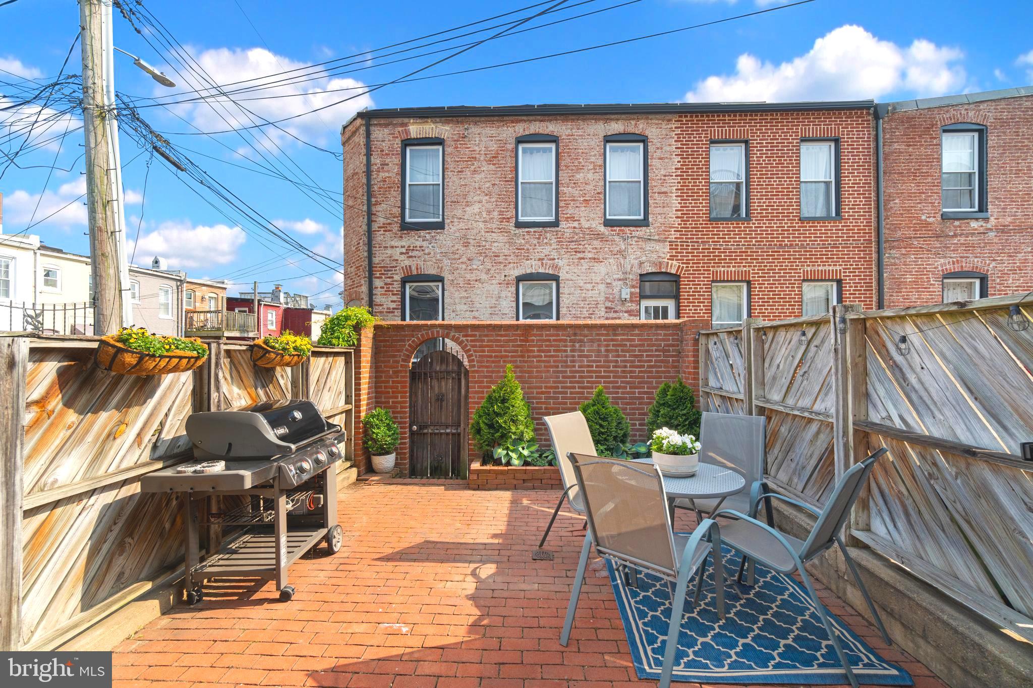 2531 Eastern Avenue Baltimore, MD 21224 - Photo 21 of 49 Enclosed rear garden courtyard
