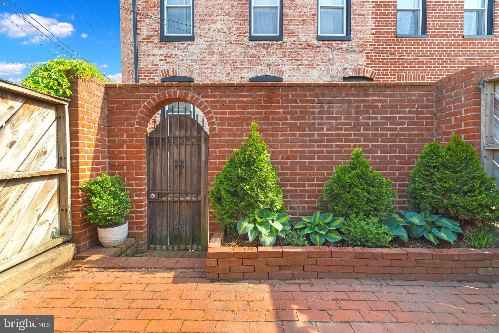 2531 Eastern Avenue Baltimore, MD 21224 - Photo 22 of 49 Enclosed rear garden courtyard opens to alley