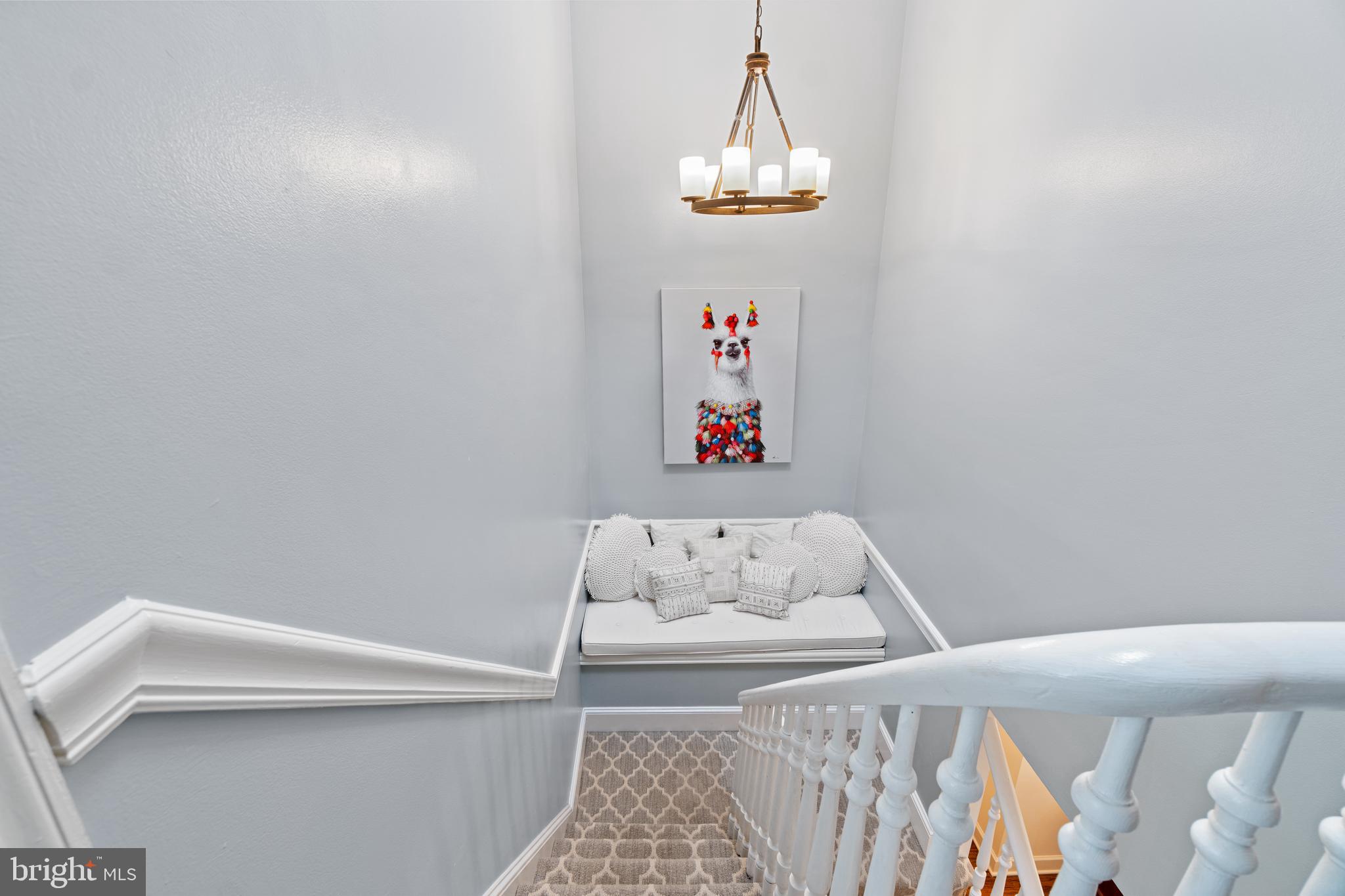 2531 Eastern Avenue Baltimore, MD 21224 - Photo 23 of 49 Staircase with skylight to second level