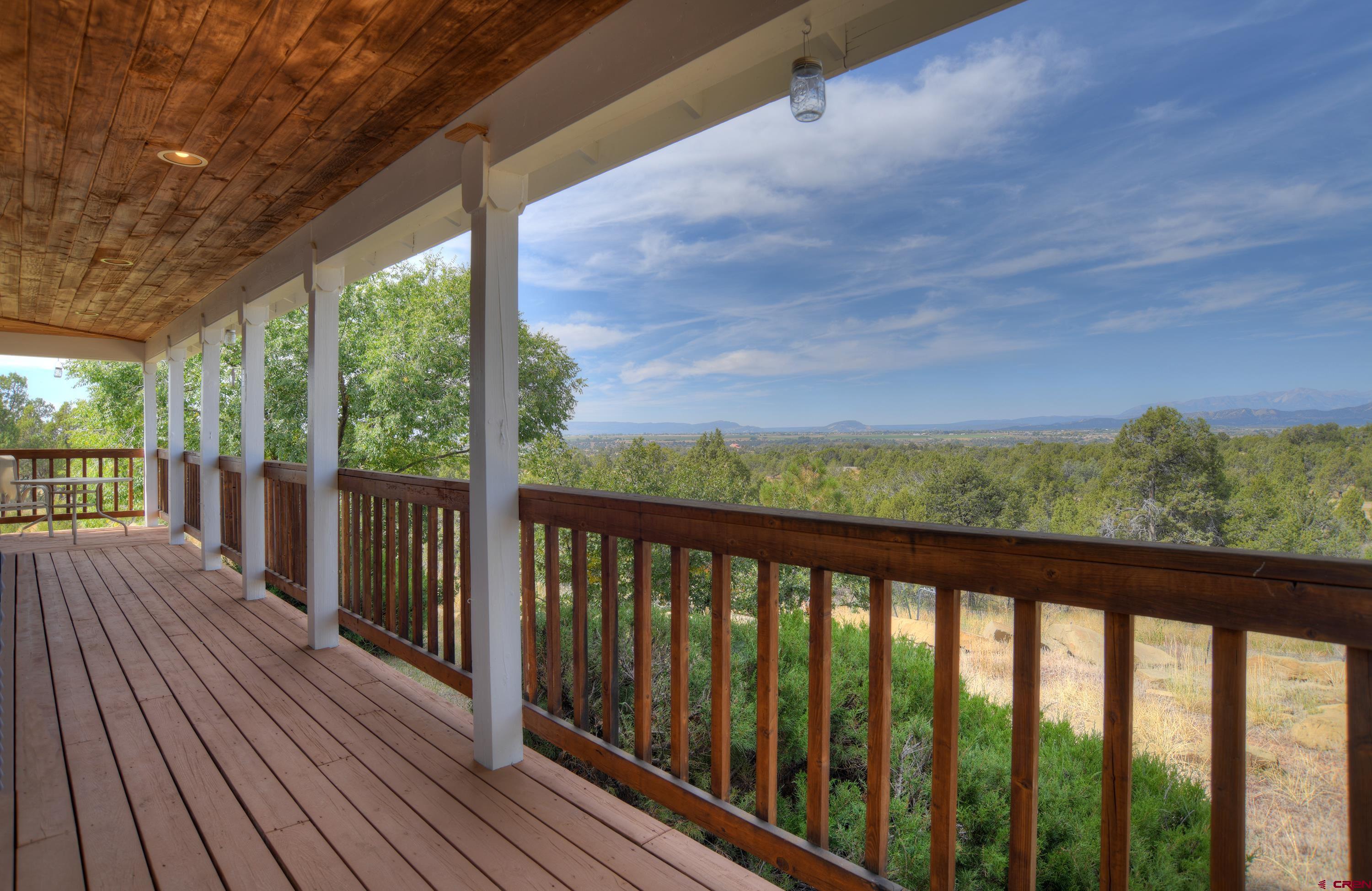 177 Sundance Hills Road Durango, CO 81303 - Photo 31 of 35 a city view from balcony with wooden floor