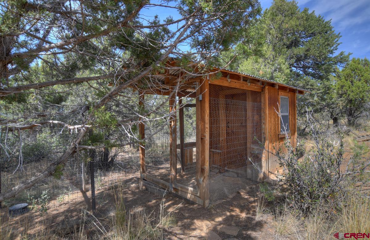 177 Sundance Hills Road Durango, CO 81303 - Photo 34 of 35 a backyard of a house with lots of green space