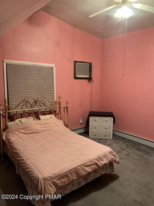 6349 Decker Road Bushkill, PA 18324 - Photo 19 of 28 a bedroom with a bed and a ceiling fan