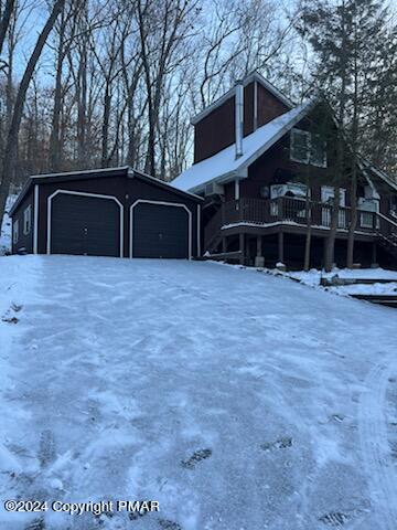 6349 Decker Road Bushkill, PA 18324 - Photo 28 of 28 a front view of house with yard
