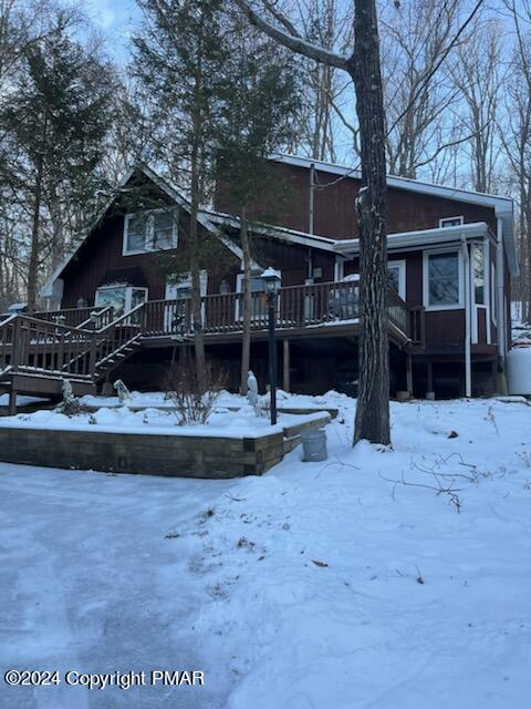 6349 Decker Road Bushkill, PA 18324 - Photo 3 of 28 a front view of a house with a yard