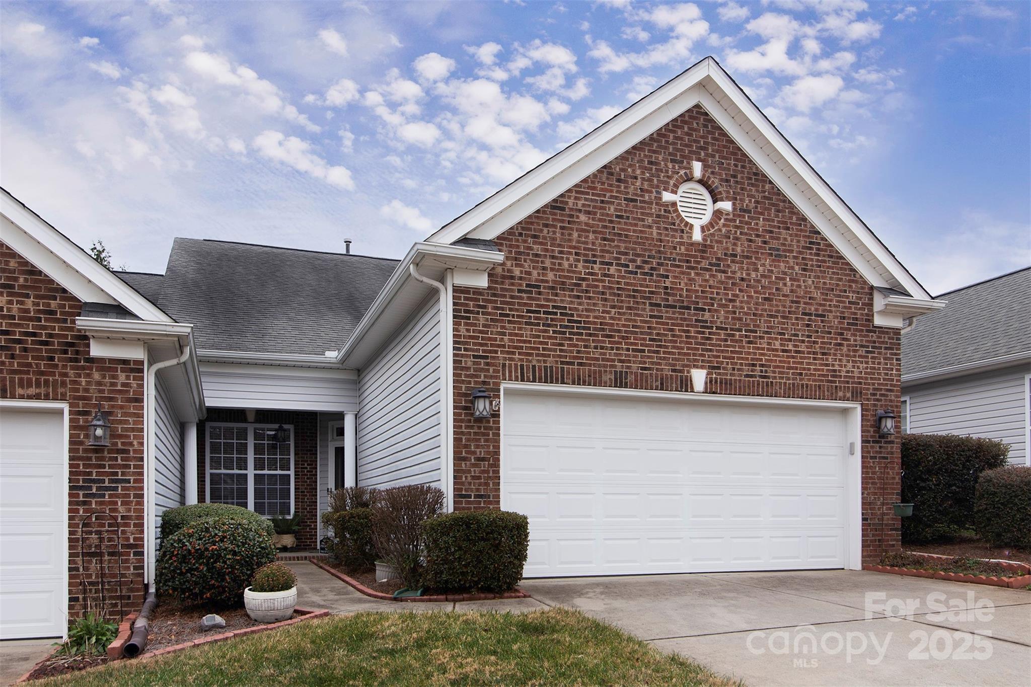 a view of backyard of house