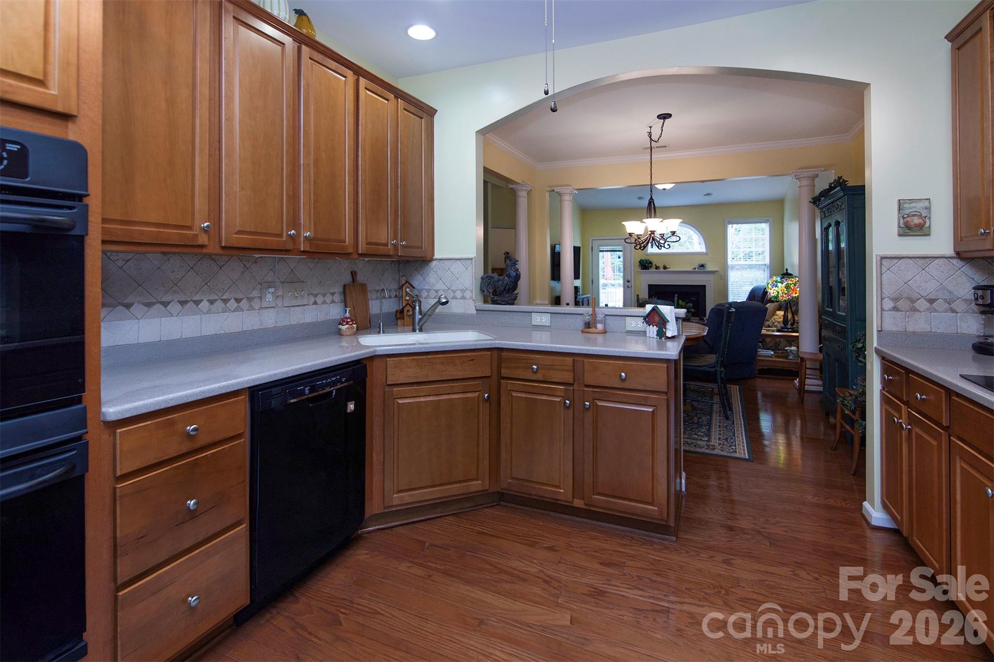 215 Garnet Court Fort Mill, SC 29708 - Photo 3 of 16 a kitchen with a sink and cabinets
