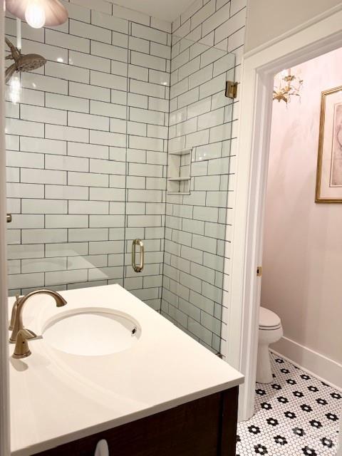 22 South Congress Street, Unit A York, SC 29745 - Photo 16 of 23 a bathroom with a sink a toilet and shower