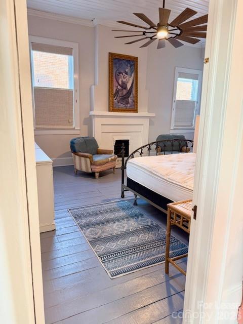 22 South Congress Street, Unit A York, SC 29745 - Photo 18 of 23 a bedroom with furniture and a fireplace