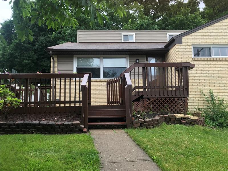 317 West Bruceton Road Pittsburgh, PA 15236 - Photo 2 of 22 Walking up to the large front deck.