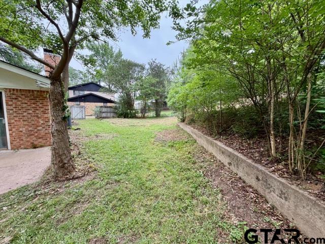 2513 Merry Lane Tyler, TX 75701 - Photo 24 of 26 a backyard of a house with lots of green space