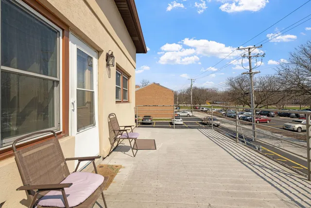 a view of outdoor space with seating area