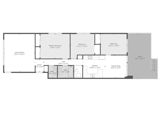 a picture of a floor plan