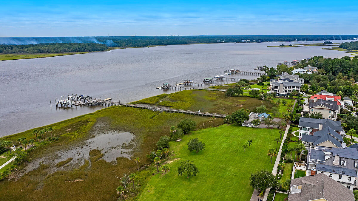 2128 Sandy Point Lane Mount Pleasant, SC 29466 - Photo 66 of 67 2405 Sandy Point aerial main dock