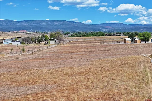 a view of a lake with outdoor space