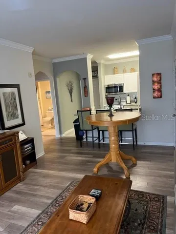 a view of a large building with many windows