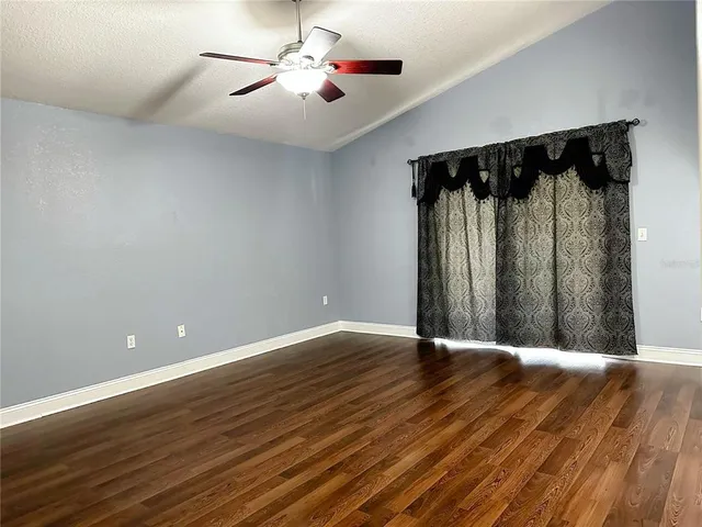 wooden floor in an empty room